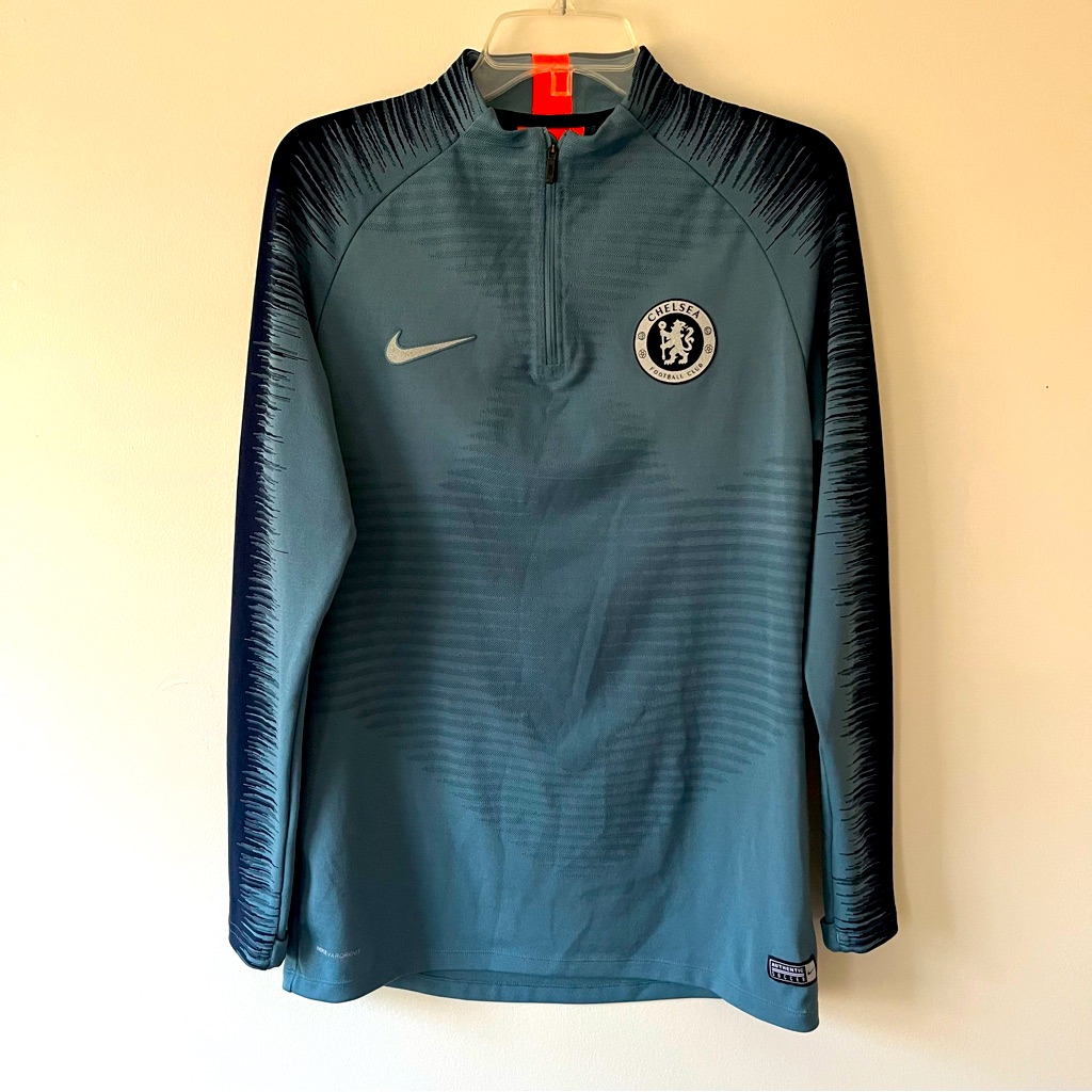 Men's Nike Vaporknit Chealsea Football Club Long Sleeve Jersey M